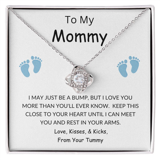 Mom to Be- Boy Footprints